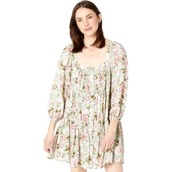 En Saison Tiered Ruffled Maris Mini Dress, Feminine, Sexy, Fully lined. Sz M - Picture 5 of 15